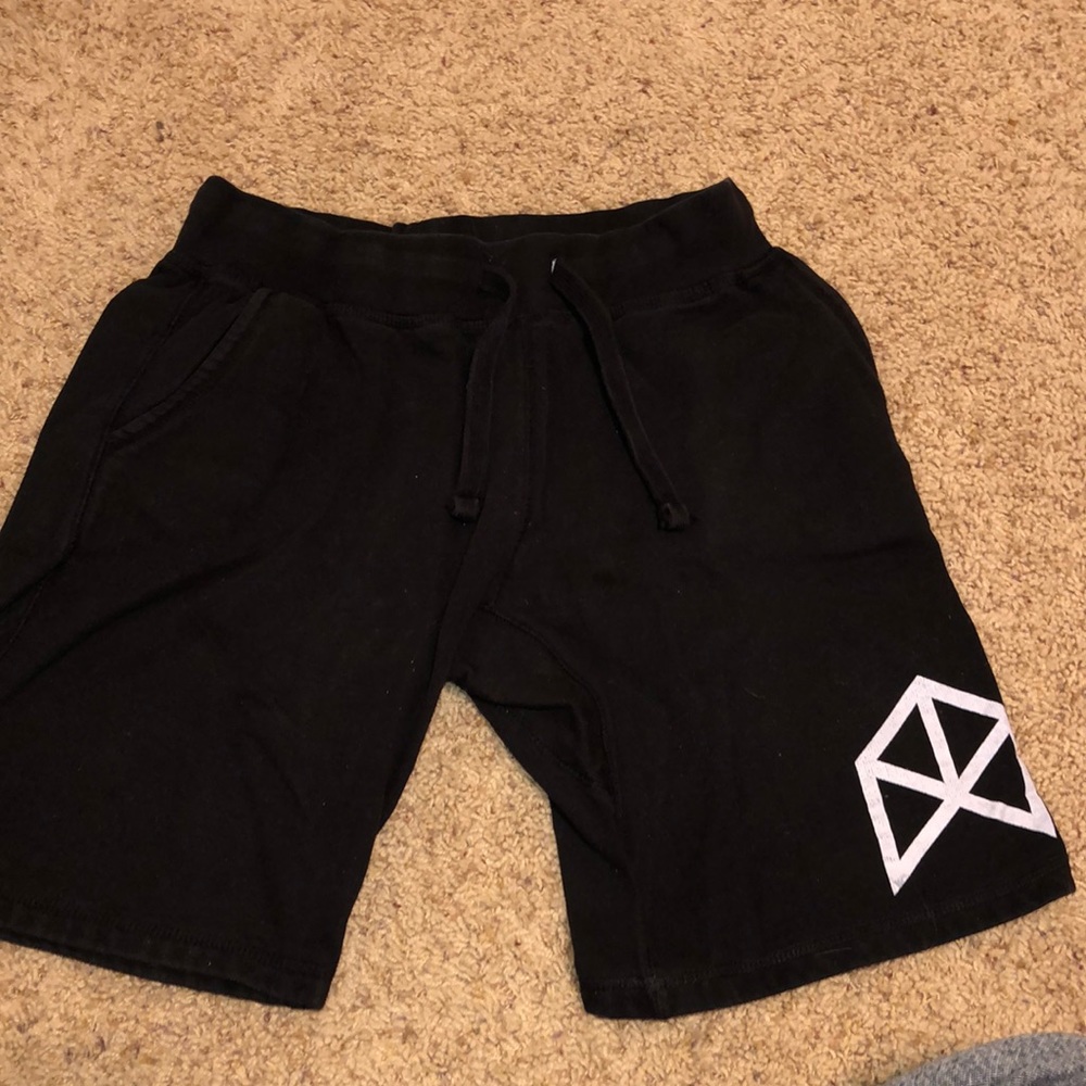 Large bmfit gear cotton black shorts